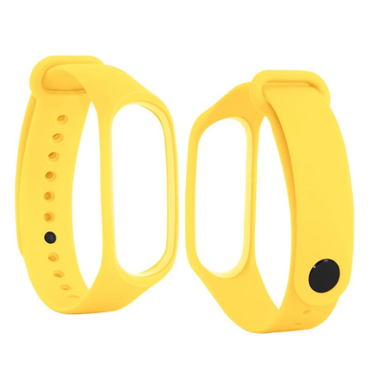 GENERICO - Correa de Silicona para Xiaomi Mi Band 6 Amarillo