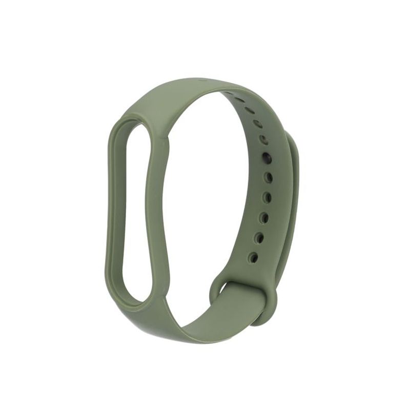 GENERICO - Correa de Silicona para Xiaomi Mi Band 6 - Verde Militar