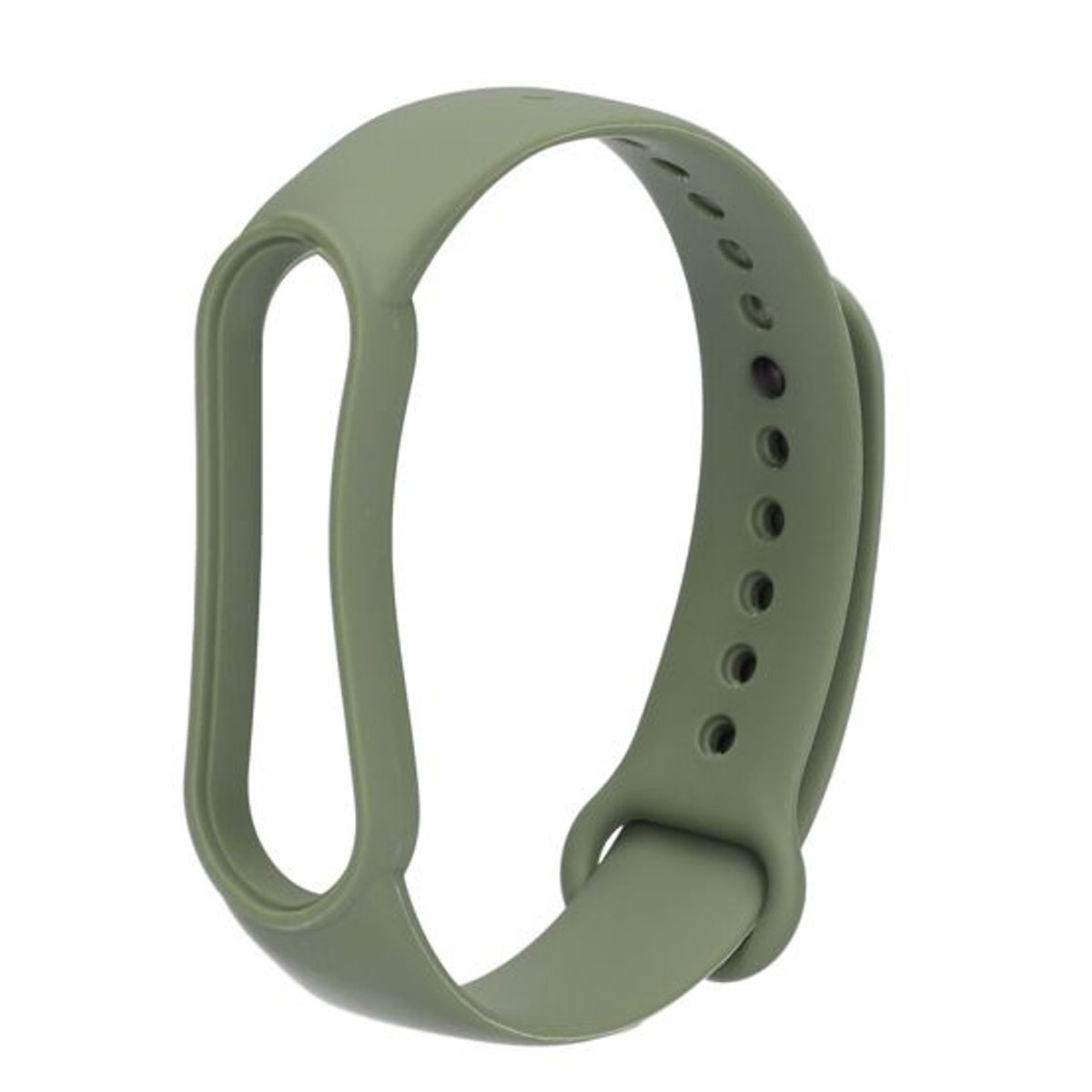 GENERICO - Correa Silicona Xiaomi Mi Band 3/ Mi Band 4 Verde Militar