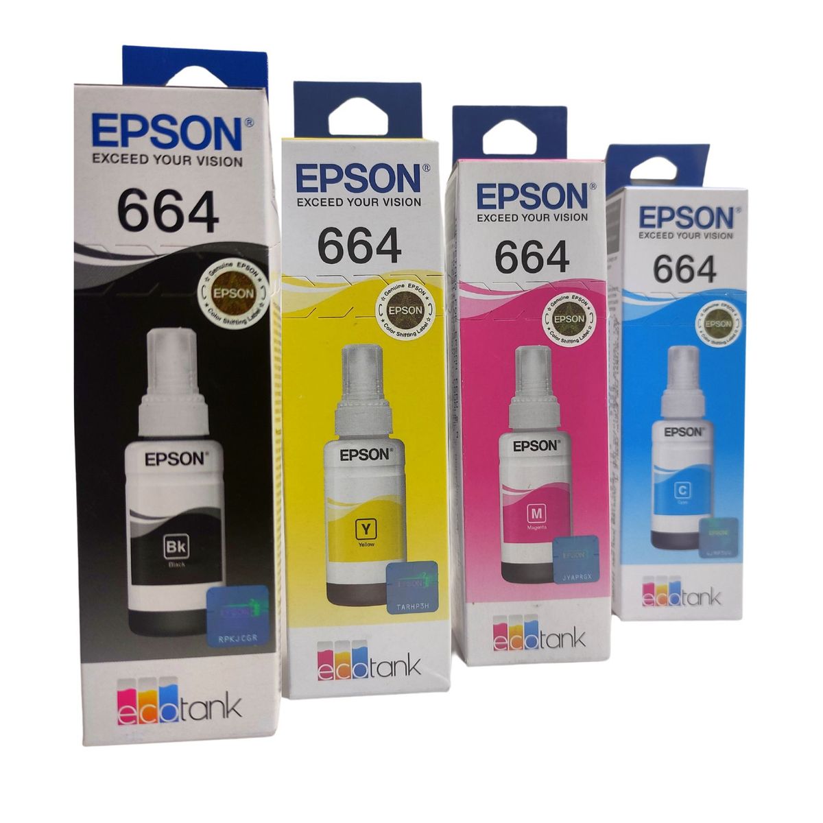 EPSON - KIT de TINTA EPSON T664 ORIGINALES serie L - L395 L380 L575 L555
