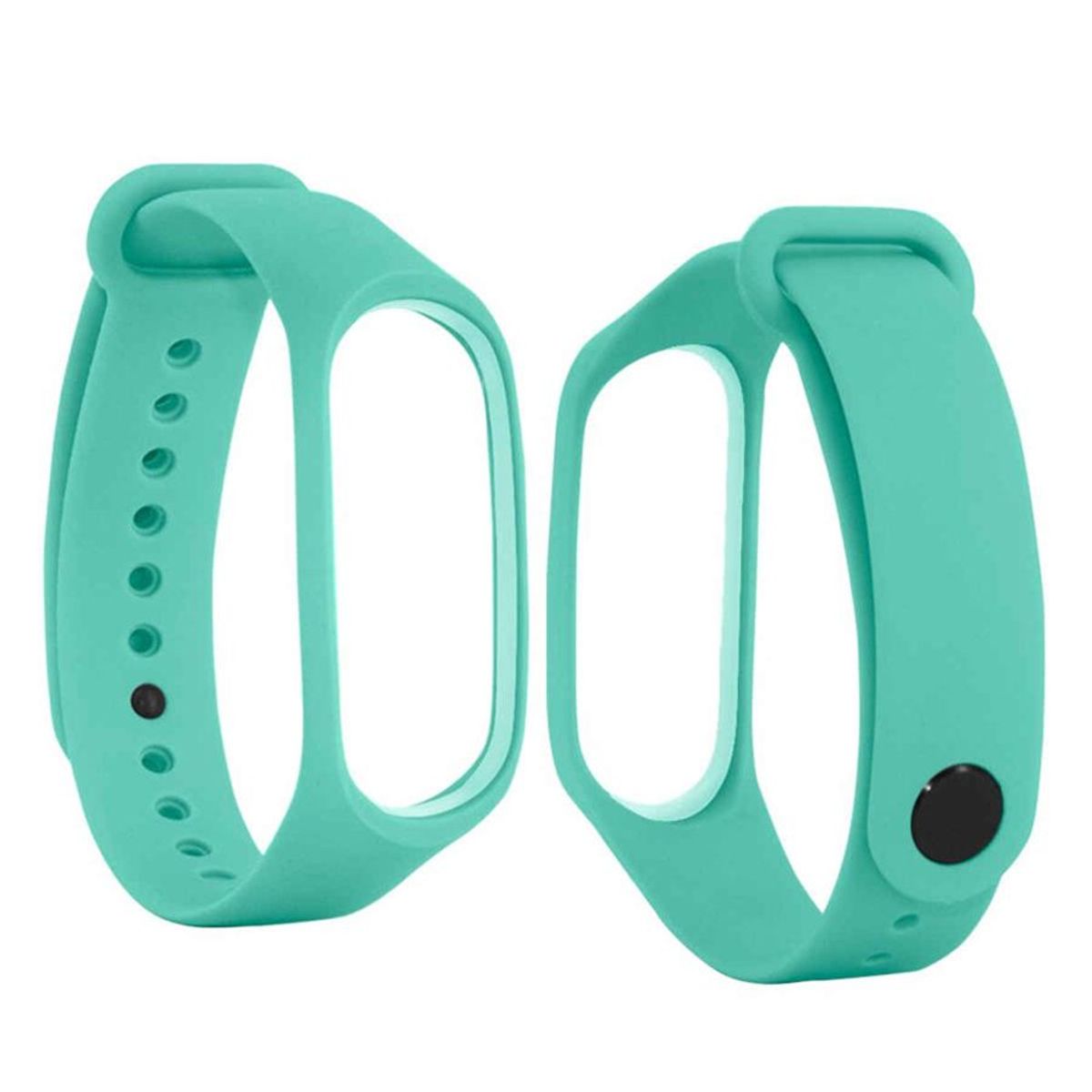 GENERICO - Correa de Silicona para Xiaomi Mi Band 5 Verde Menta