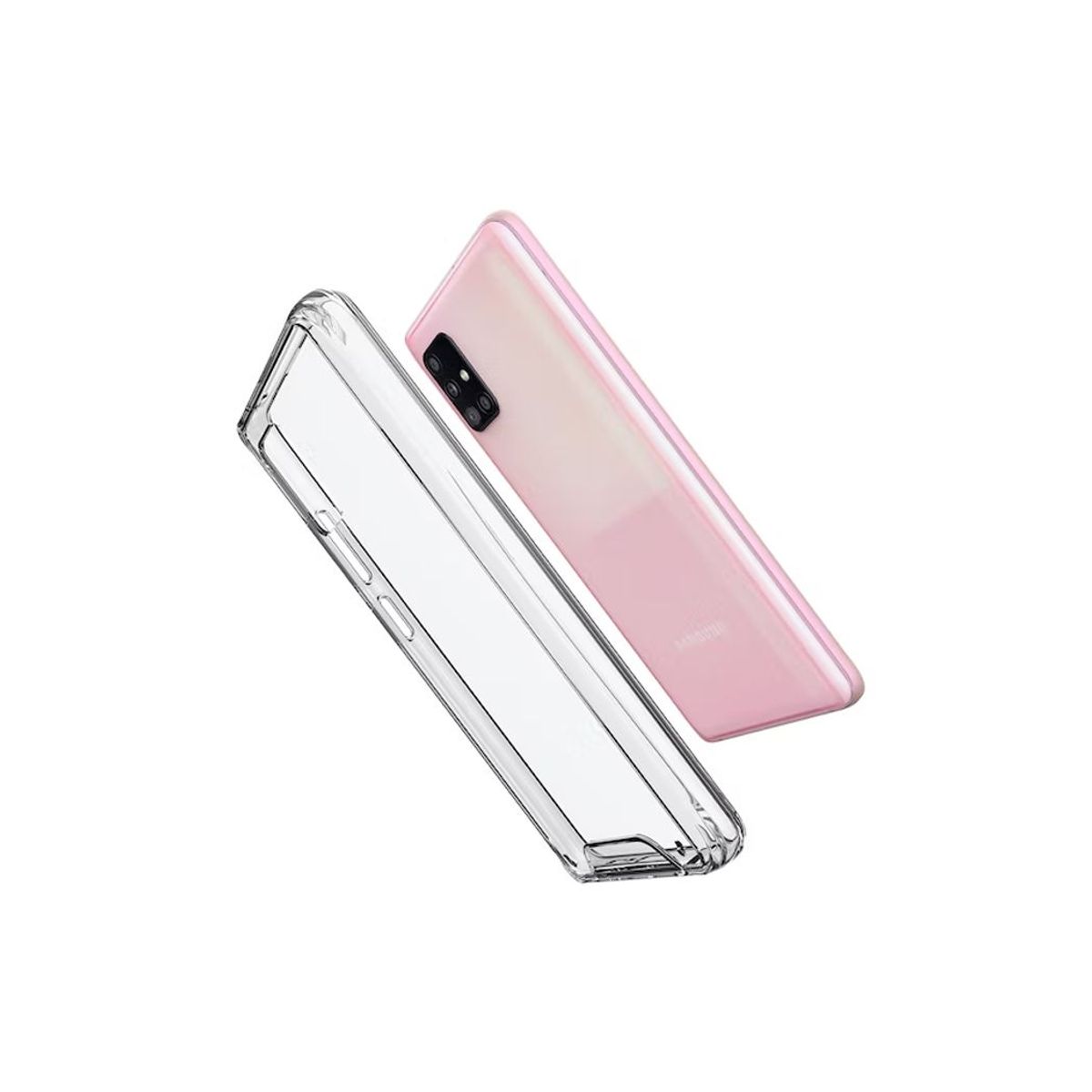 SPACE - Case Space AntiCaida para Samsung A51 Transparente