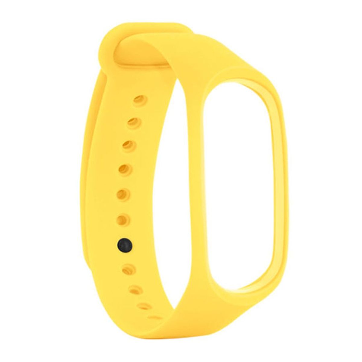 GENERICO - Correa de Silicona + Mica Vidrio 9H Para Xiaomi Mi Band 6 - Amarillo