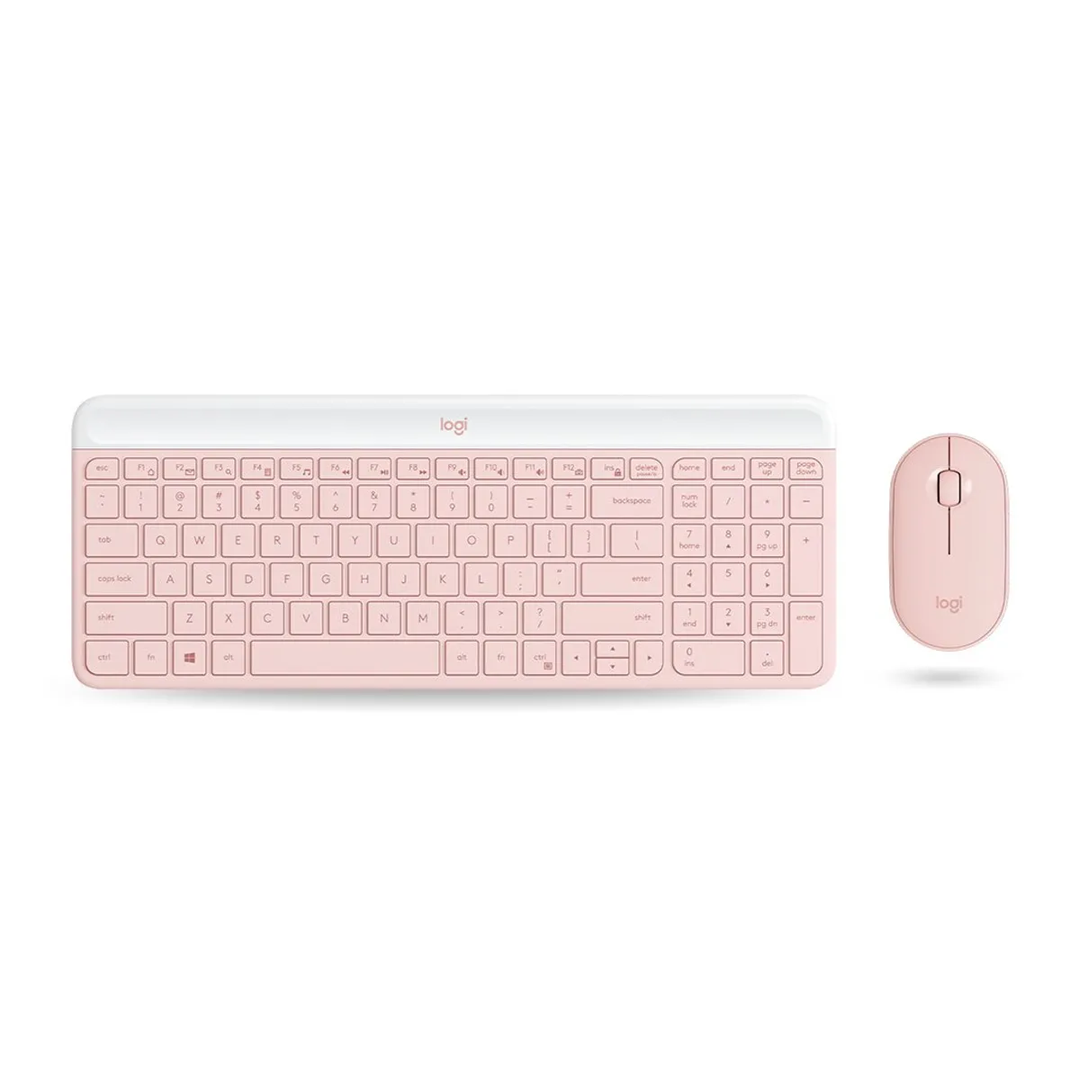 LOGITECH - Teclado  Mouse inalambrico logitech MK470 Slim - Rosa