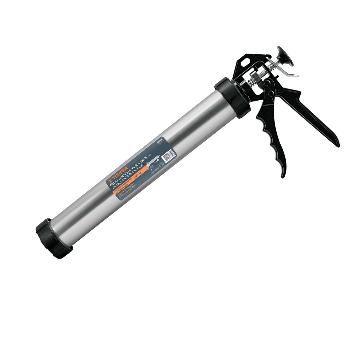 TRUPER - Pistola aplicador de silicona, salchicha de 600 ml, Truper 101931