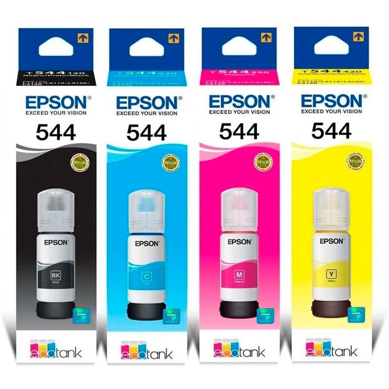EPSON - Kit de 4 Tintas Epson T544 Originales 100%