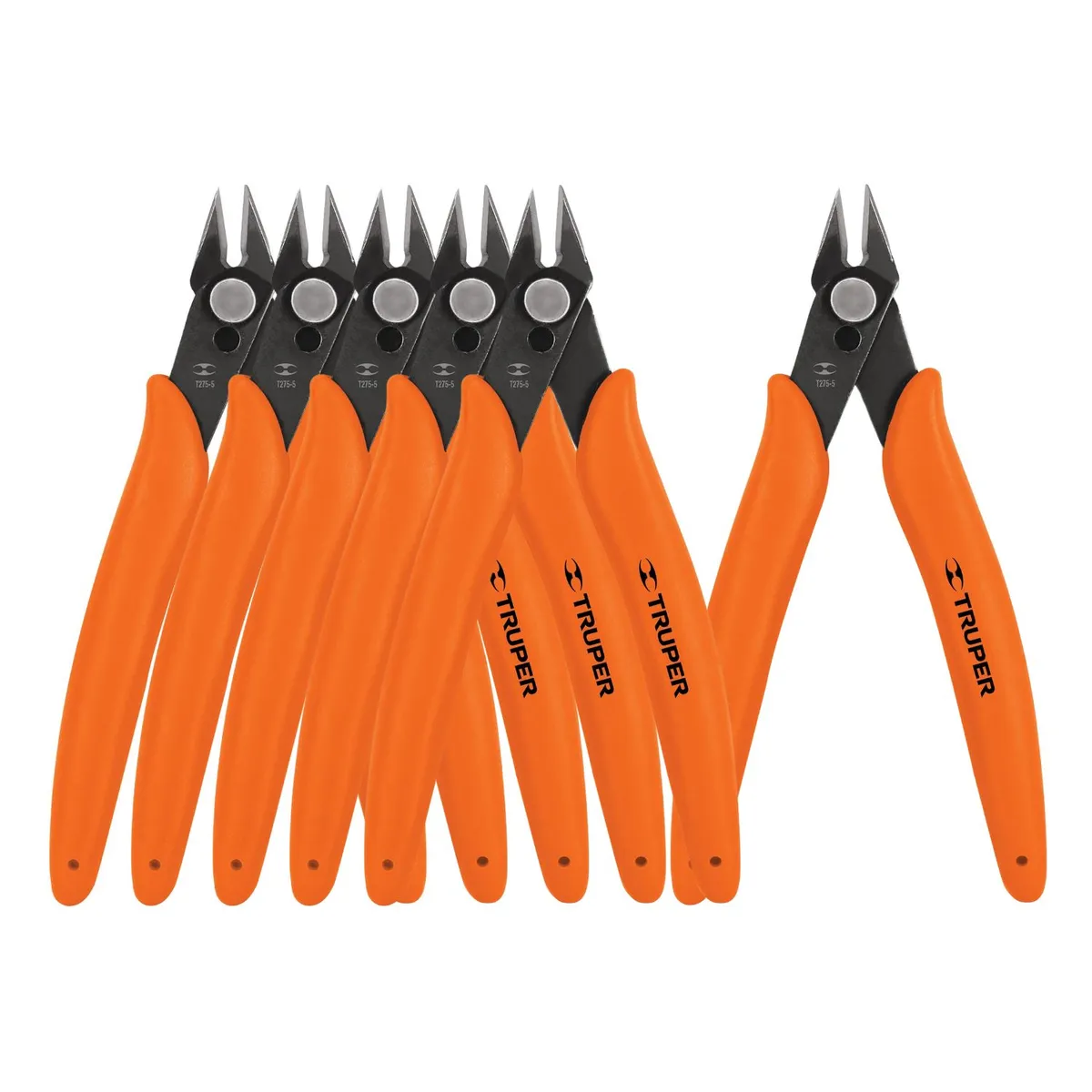 TRUPER - Alicate de corte  pinza de corte para electrónica - 6 Pzs Truper