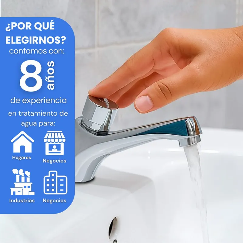 Grifo Temporizador para baño Pico Largo Cierre automático AGUA