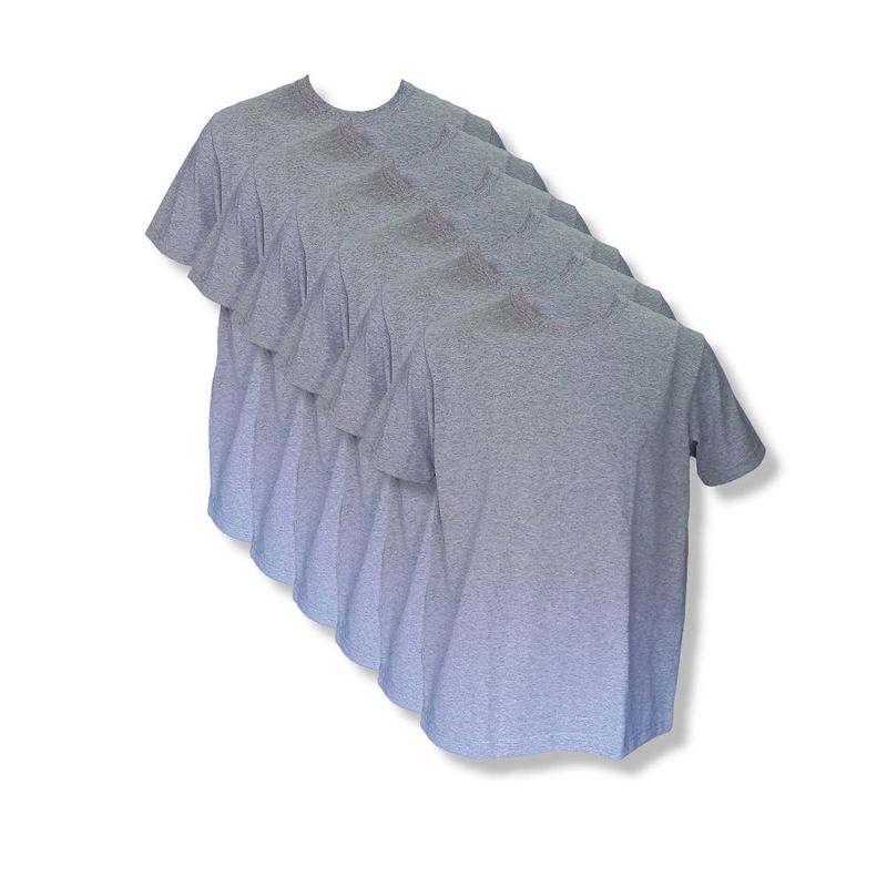 GENERICO - Polo de Algodon Color Gris Pack - 6 Unidades.