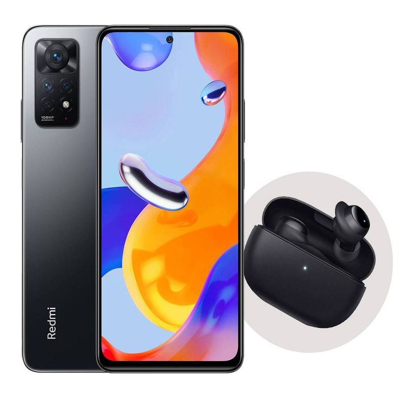 XIAOMI - Xiaomi Redmi Note 11 Pro 5G 8/128 GB + Buds 3 lite - Gris