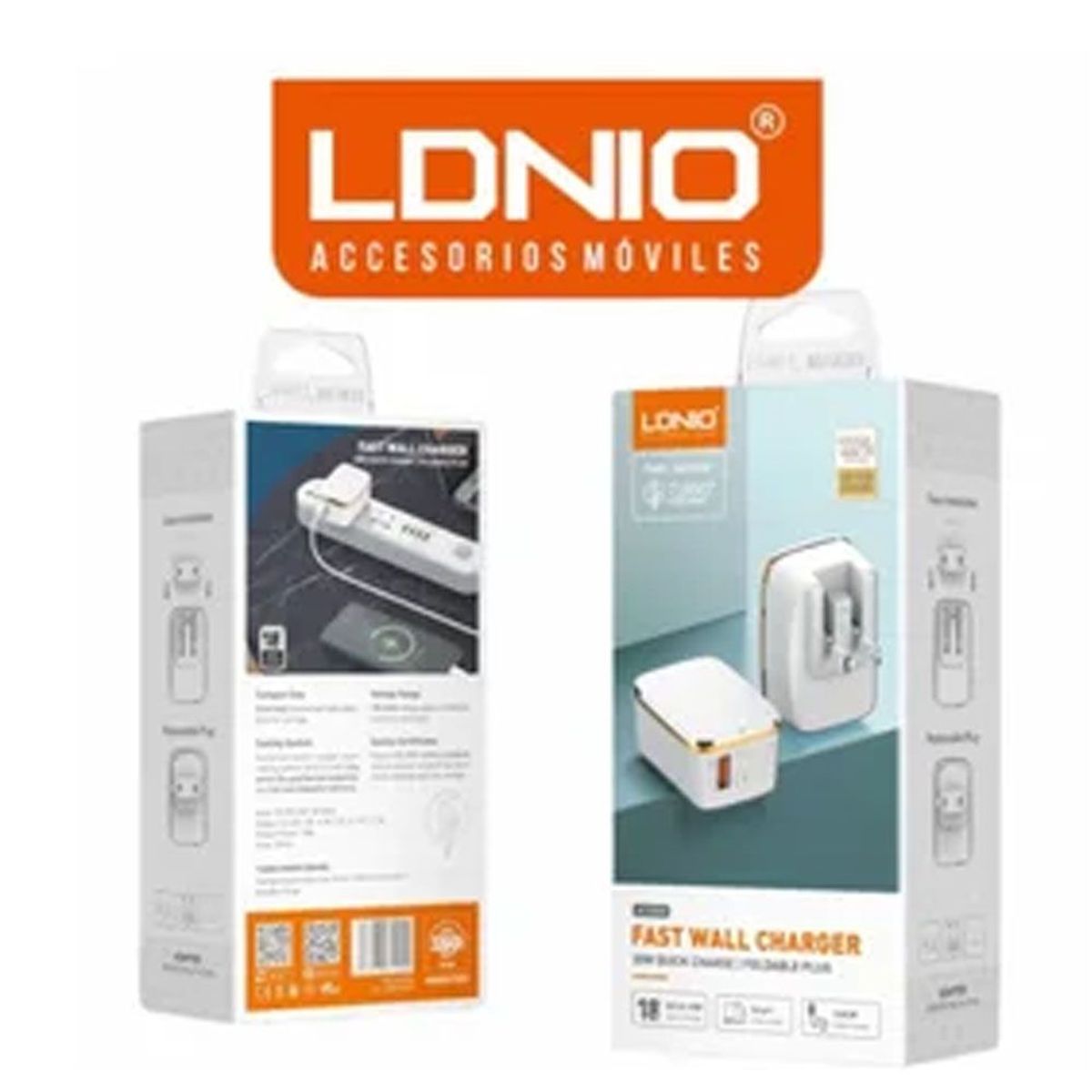 LDNIO - Cargador Portátil LDNIO A1204Q  cable tipo C