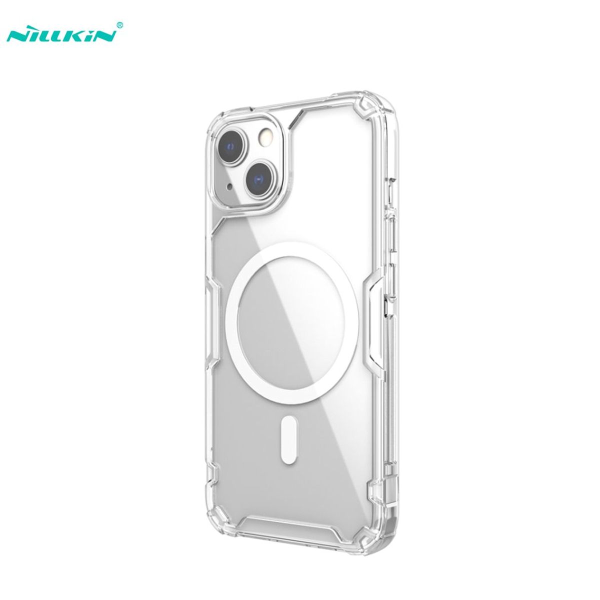 NILLKIN - Case Nillkin Nature Pro TPU Magnético Magsafe iPhone 13 Clear