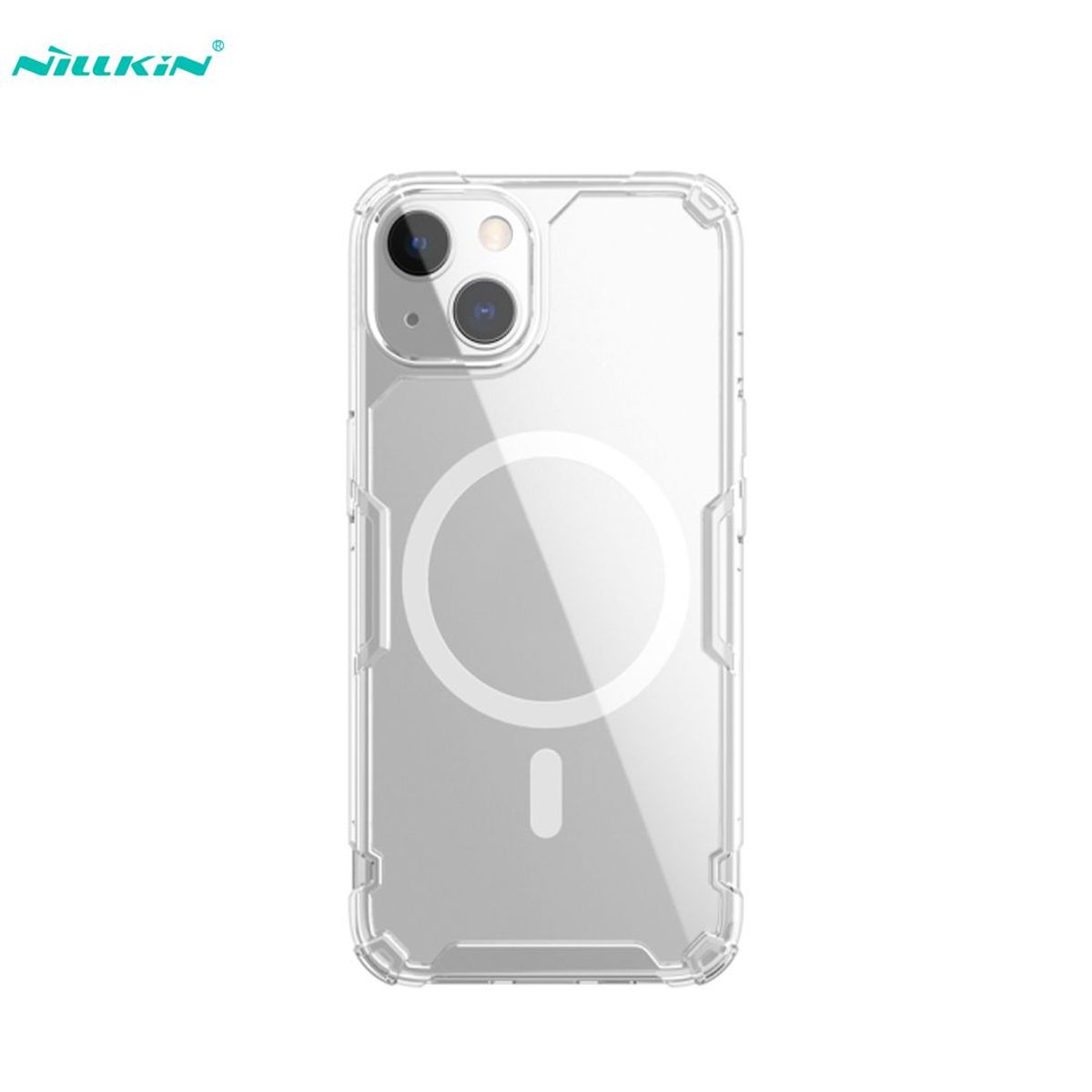 NILLKIN - Case Nillkin Nature Pro TPU Magnético Magsafe iPhone 14 Plus Clear