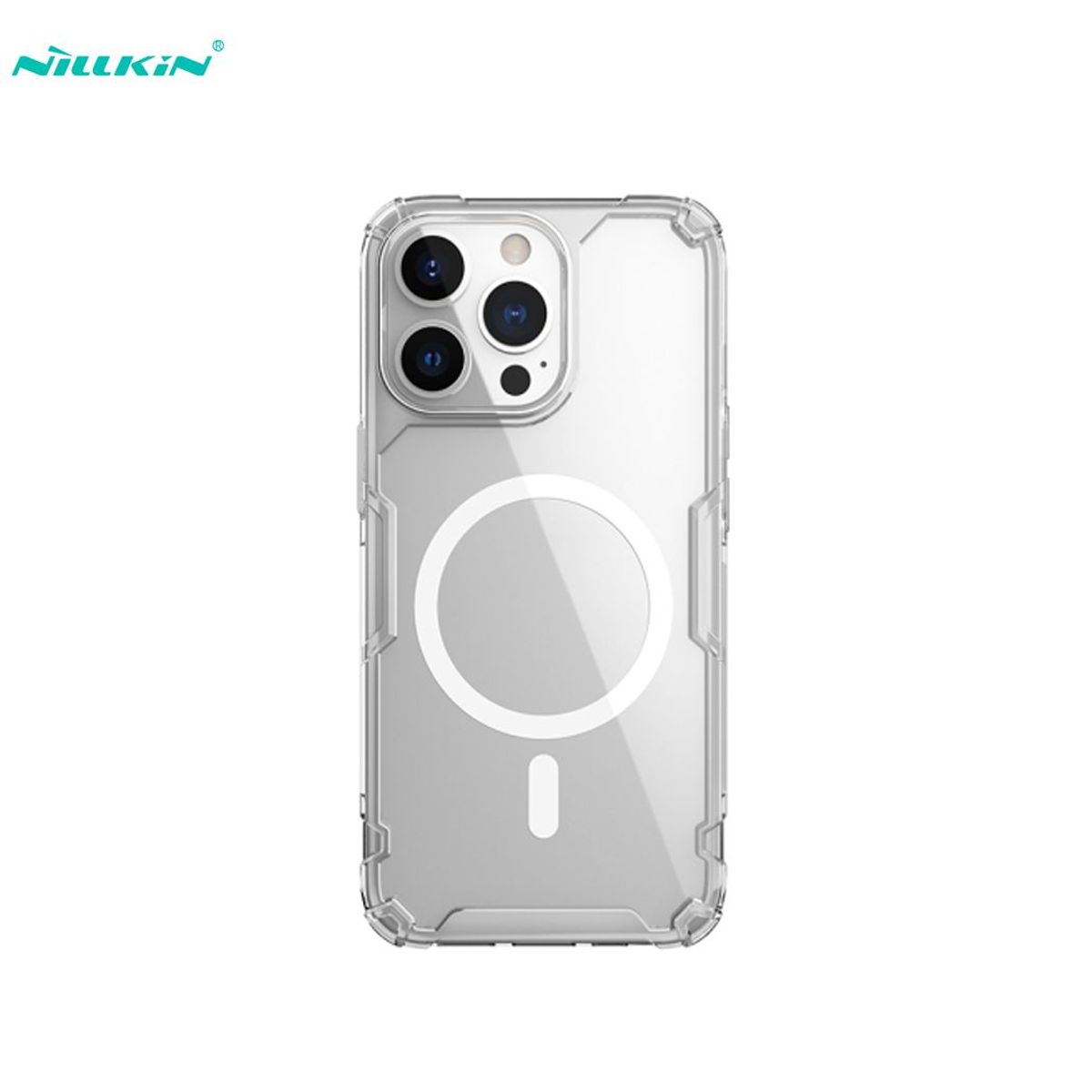 NILLKIN - Case Nillkin Nature Pro TPU Magnético Magsafe iPhone 14 Pro Clear