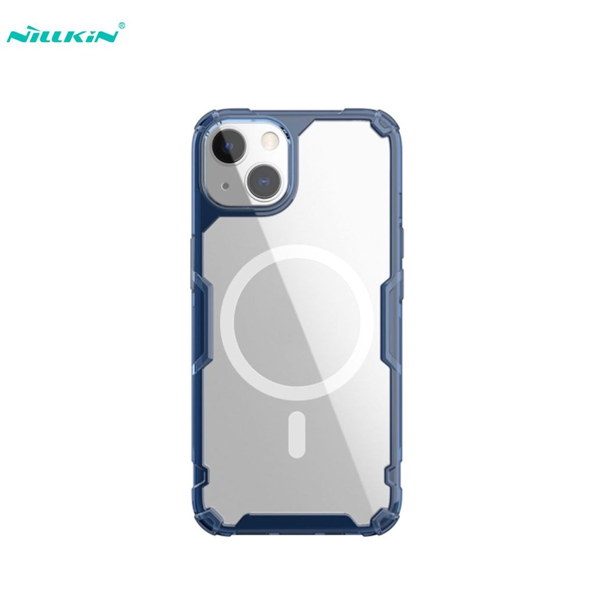 NILLKIN - Case Nillkin Nature Pro TPU Magnético Magsafe iPhone 14 - Azul