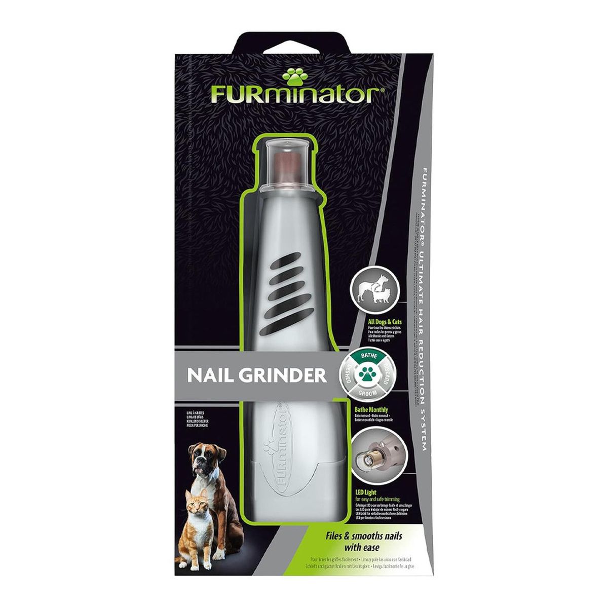 FURMINATOR - Furminator Lima de uñas para Perros y Gatos