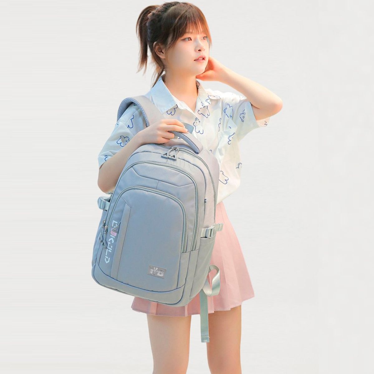OEM - Mochila Camila Portalaptop hasta 15.6 - Gris