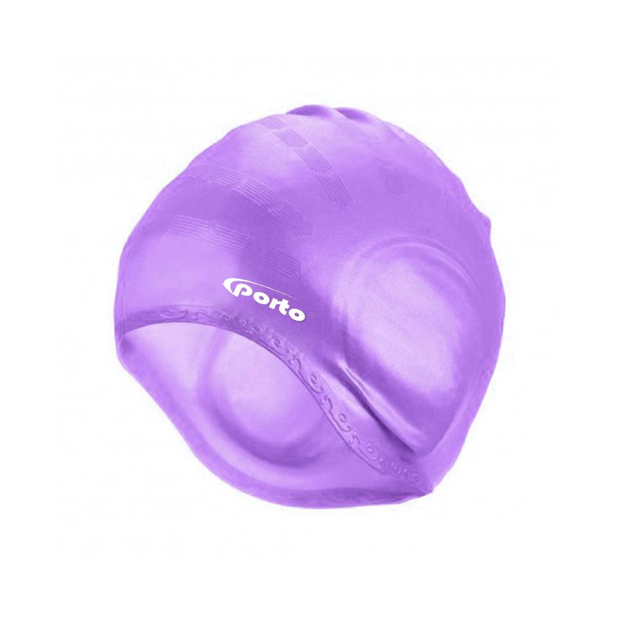 PORTO - Gorro de Natacion Silicona con Orejera Porto Violeta