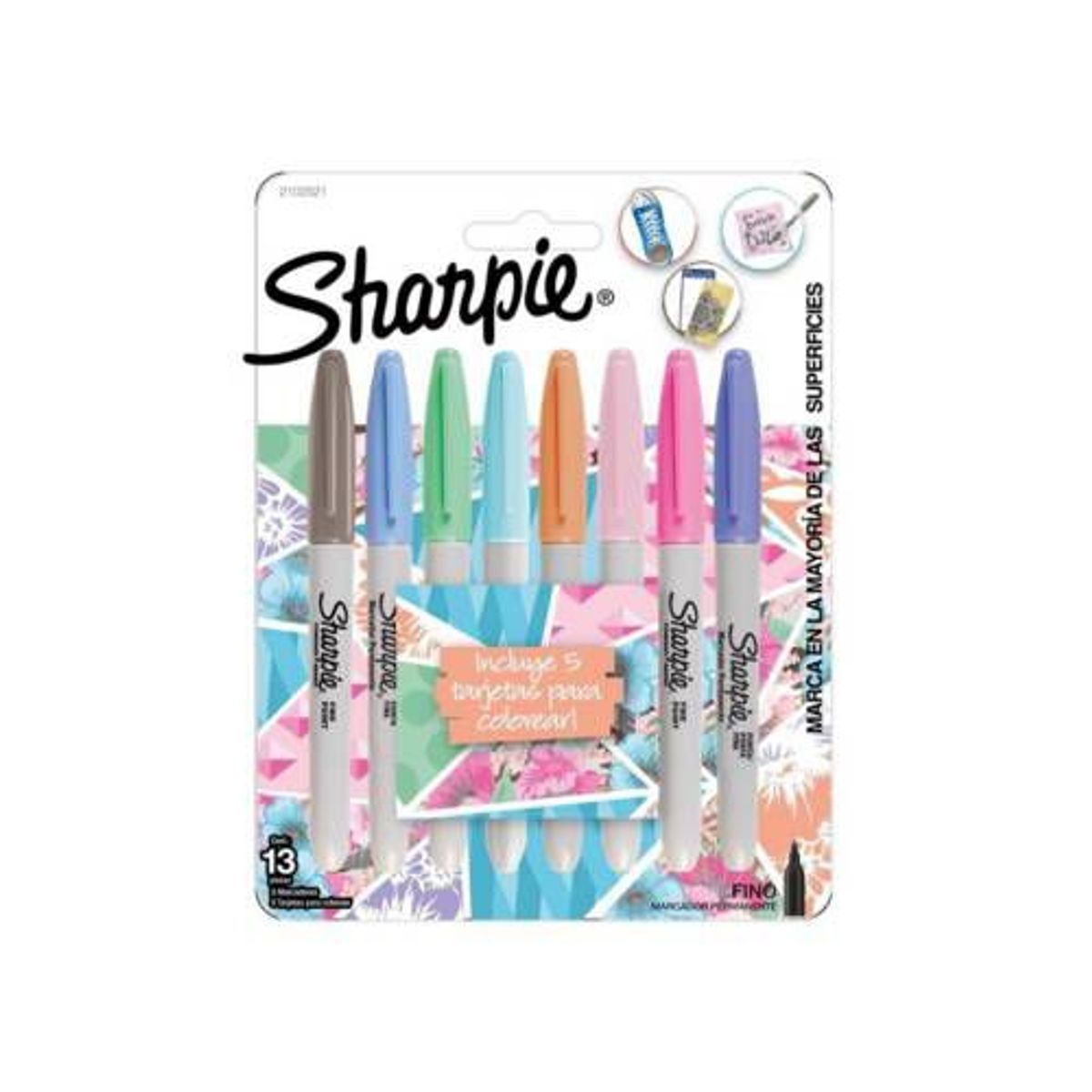SHARPIE - Marcadores Permanentes Pastel x 8