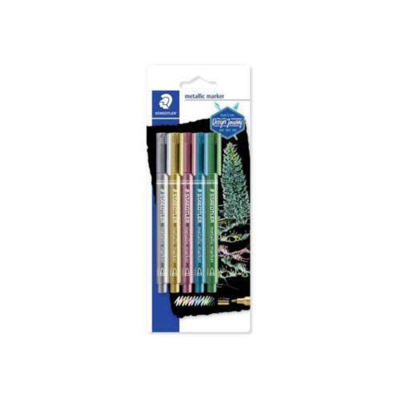 STAEDTLER - Marcadores Metálicos x5 Design Journey