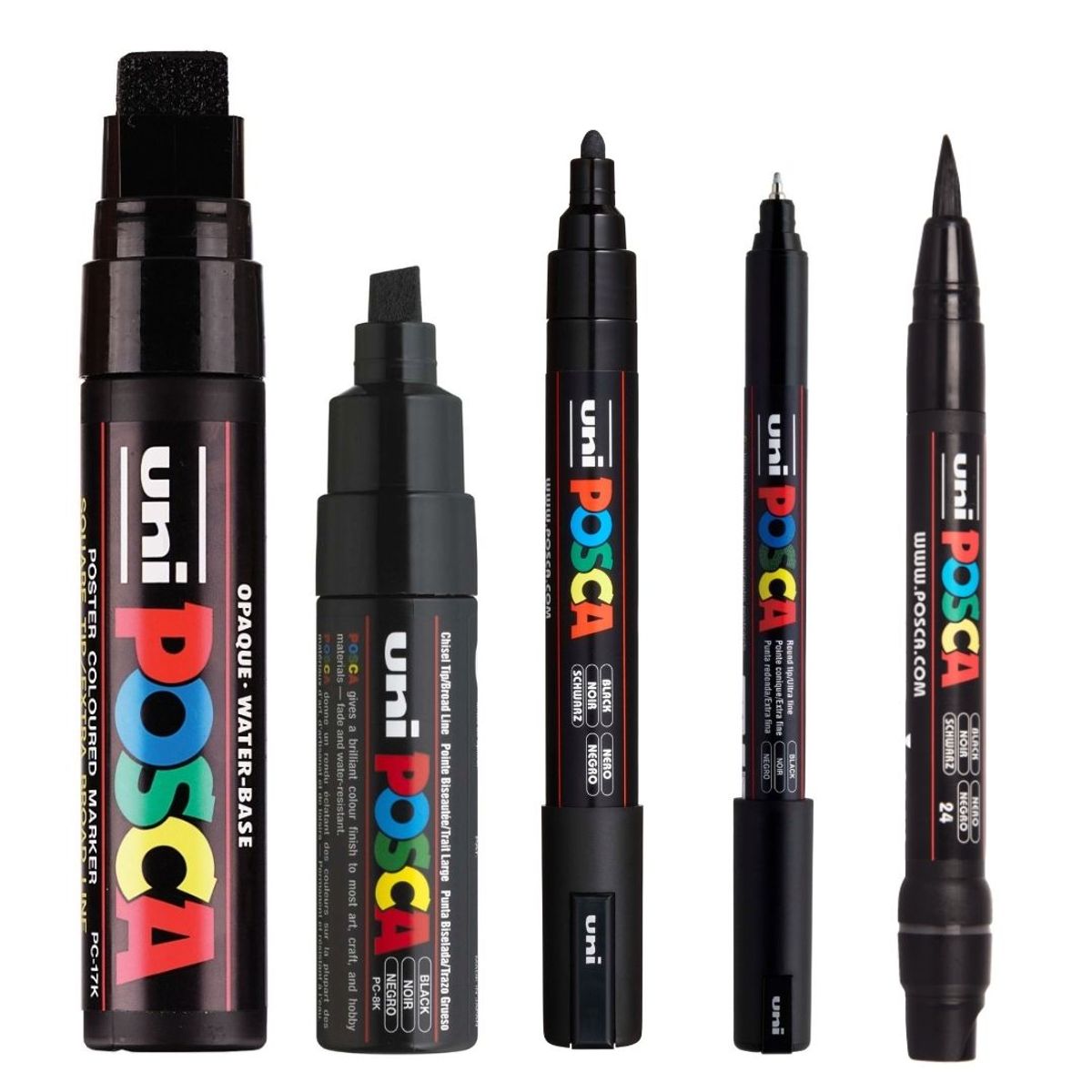 POSCA - Set Marcadores Black Collection