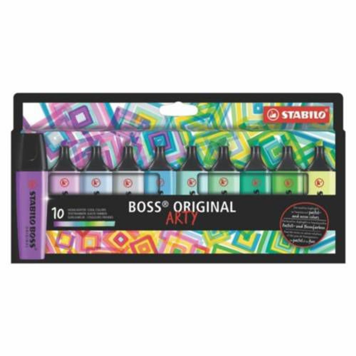 STABILO - Resaltador Boss Arty x10 Colores Fríos