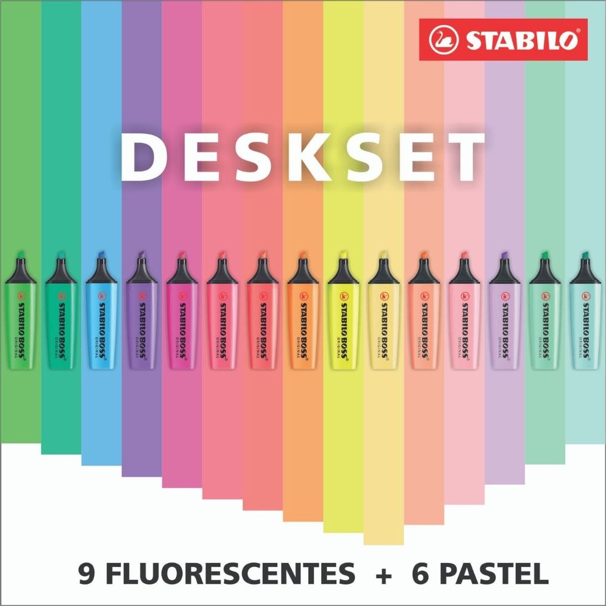 STABILO - Resaltador Boss Deskset x15