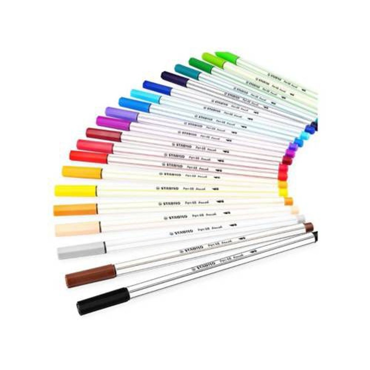 STABILO - Marcador Punta Pincel Pen 68 Brush x25