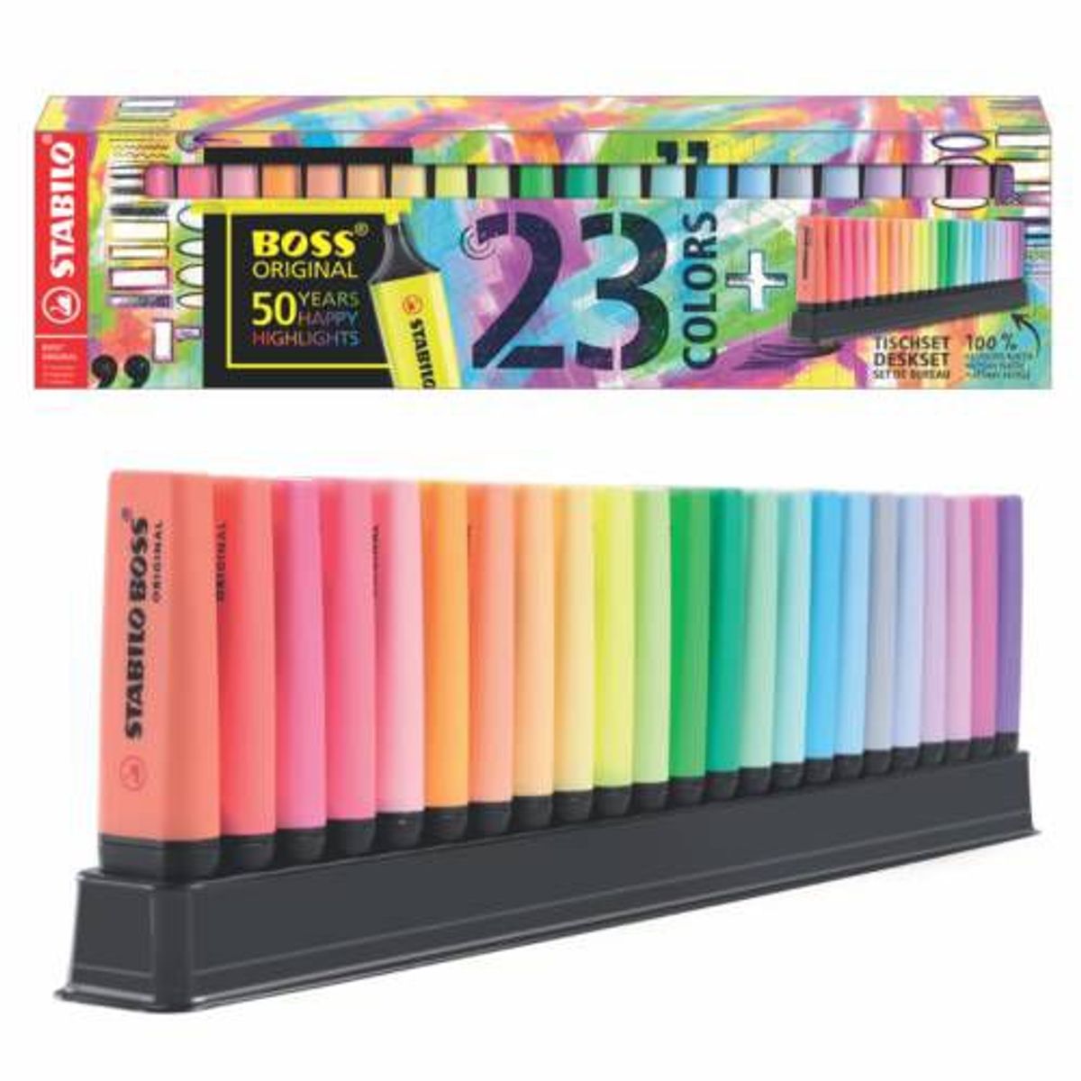 STABILO - Resaltador Boss Deskset x23 Edición Especial