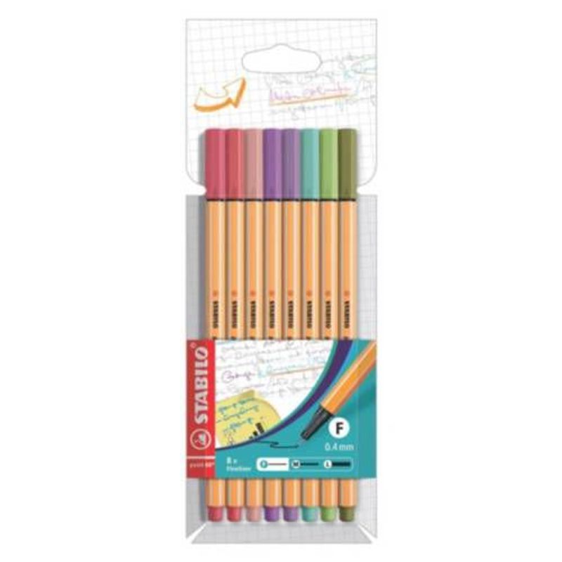 STABILO - Fine Pen Point 88 x8 Soft