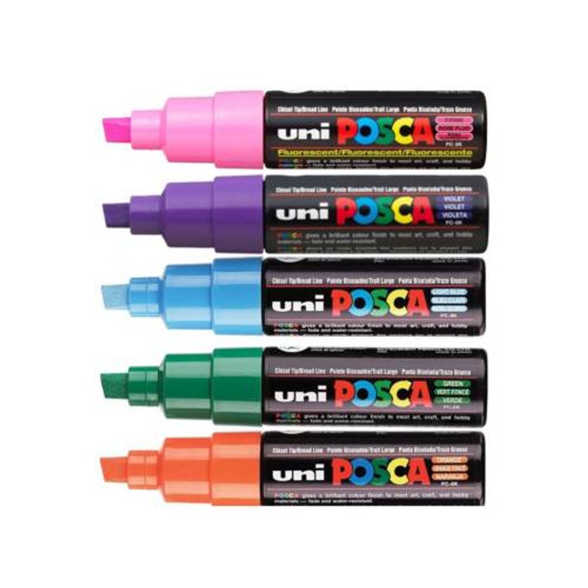 POSCA - Set Marcadores Punta 8K x 5 Fashion