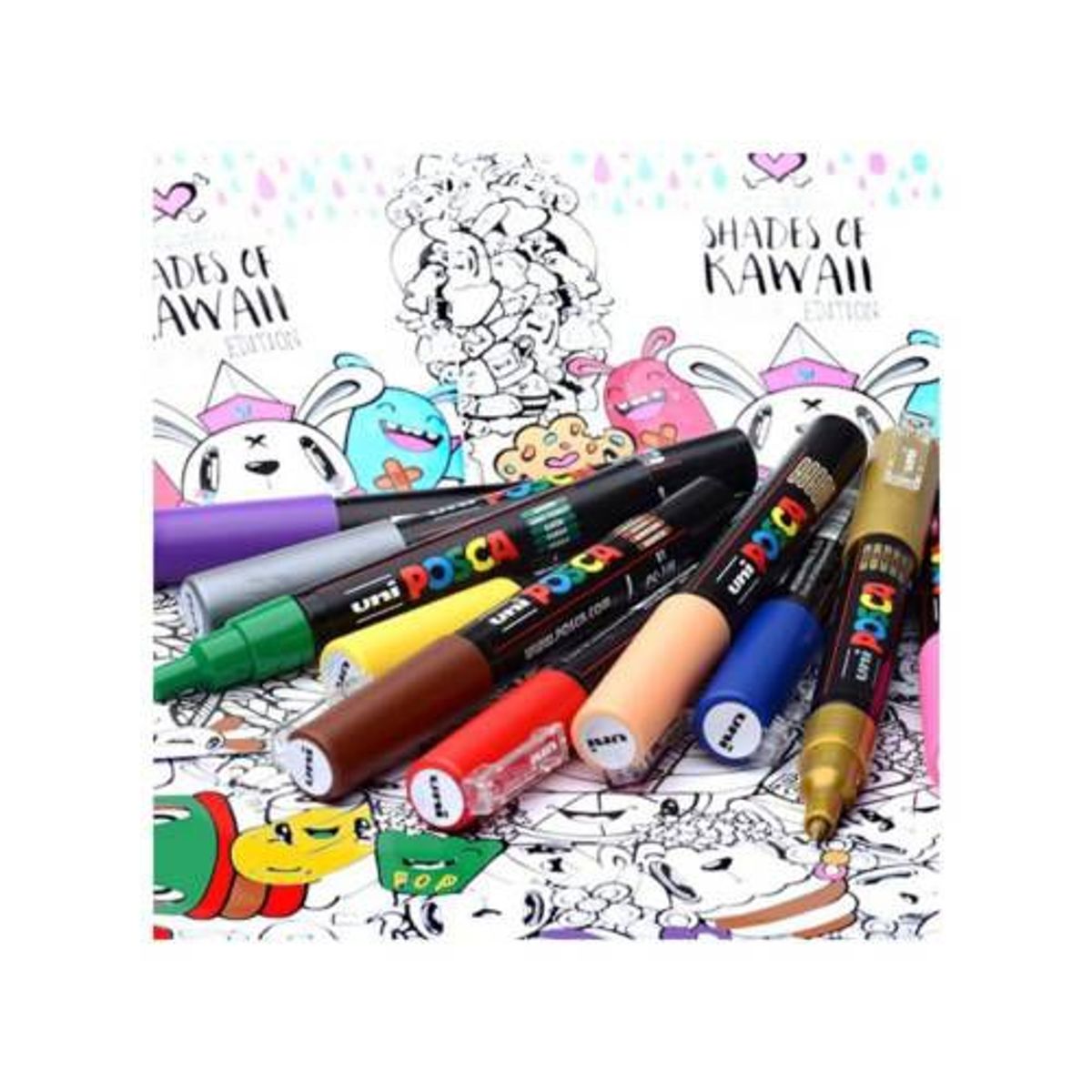 POSCA - Set Marcadores Punta 5m x 6 Shade Of Green