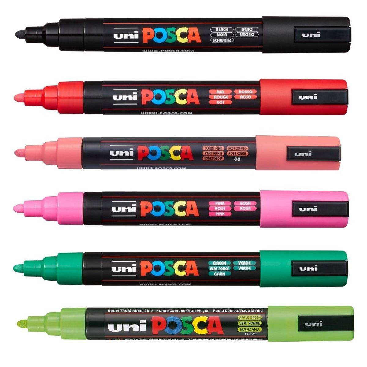 POSCA - Set Marcadores Punta 5m x 6 Watermelon