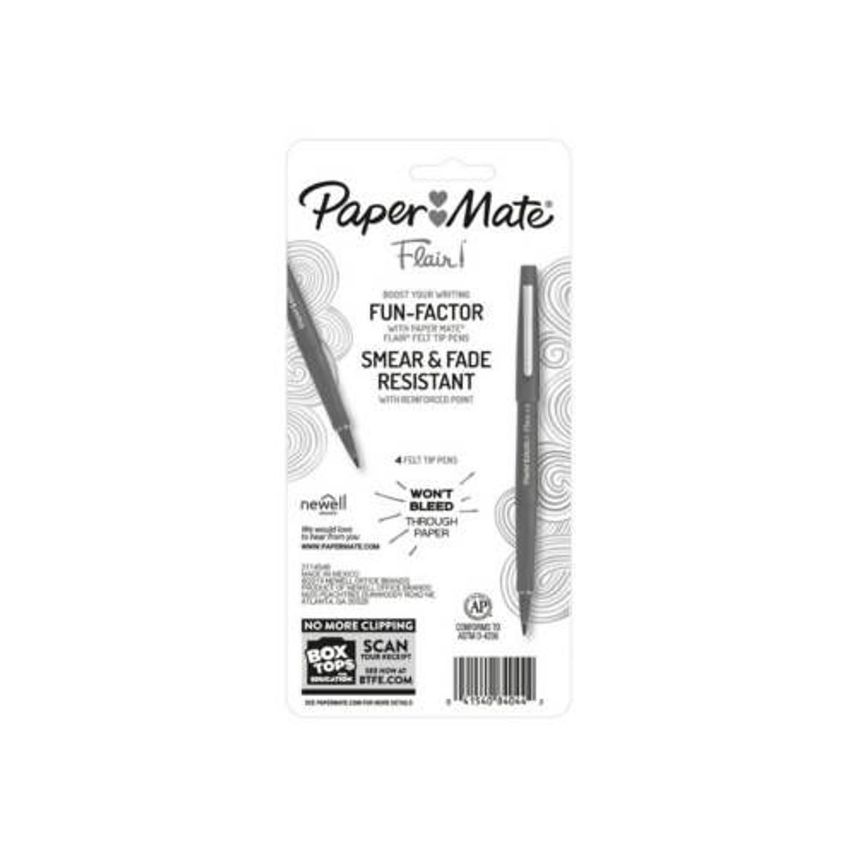 PAPER MATE - Marcadores Flair x4 Básico