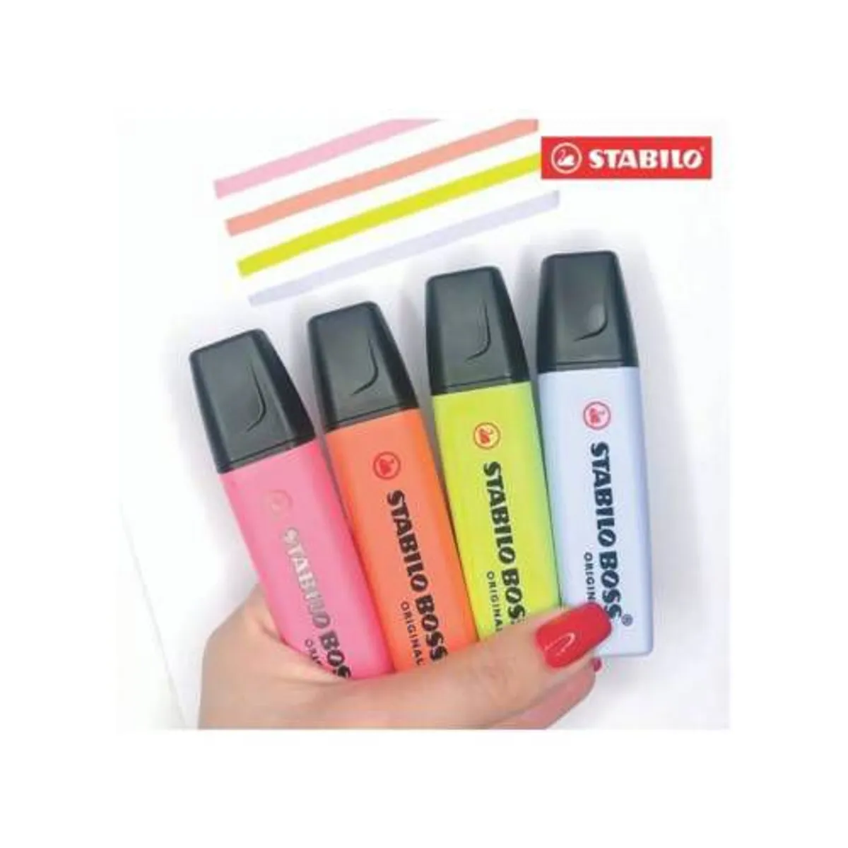 STABILO - Resaltador Boss x4 Tropical