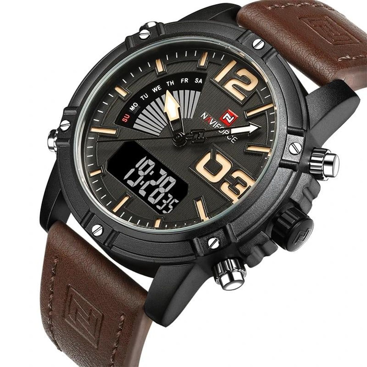 NAVIFORCE - RELOJ NAVIFORCE NF9095 MOTORS MARRON SPORT
