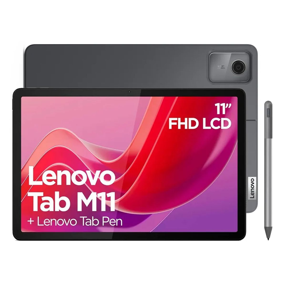 LENOVO - Tablet Lenovo Tab M11 CHIP Mediatk Helio 8GB 128GB+Lapiz+Case - Gris