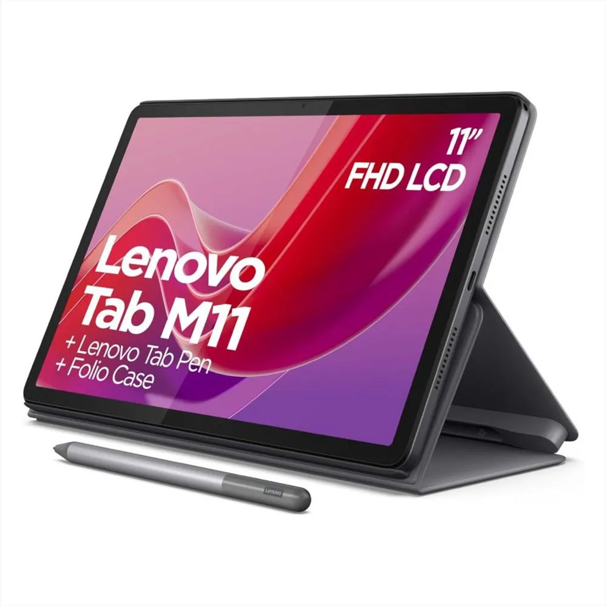 LENOVO - Tablet Lenovo Tab M11 CHIP Mediatk Helio 8GB 128GB+Lapiz+Case - Gris
