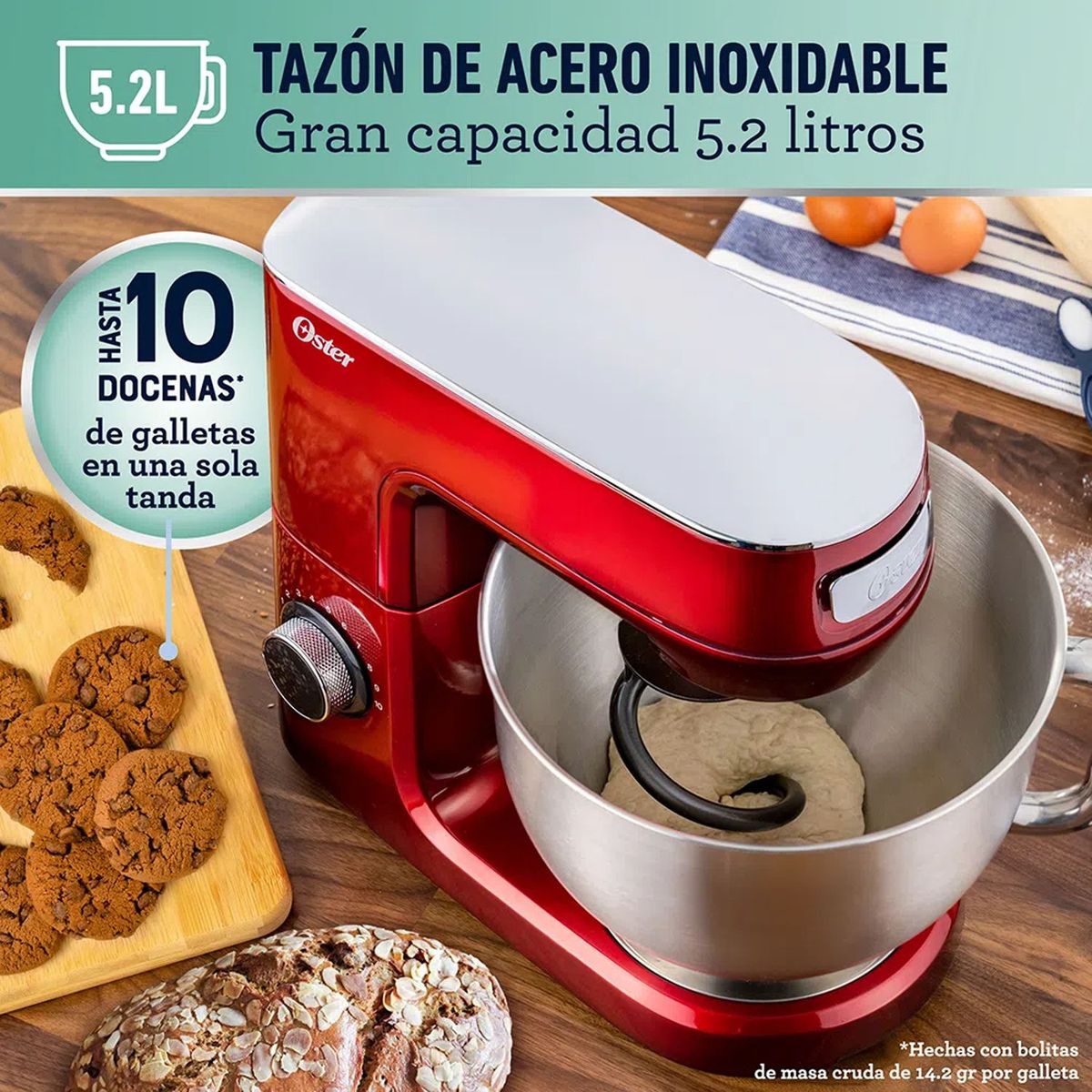 OSTER - Batidora Planetaria FPSTSMPL3R 1000W