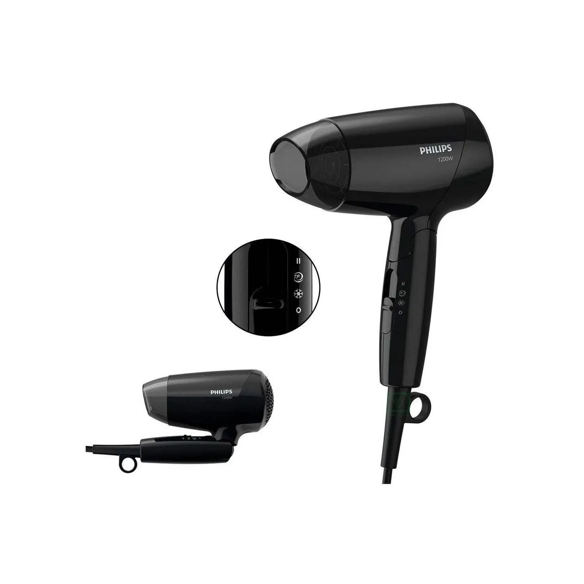 PHILIPS - Secadora de Cabello Thermo Protec 1200W  BHC010