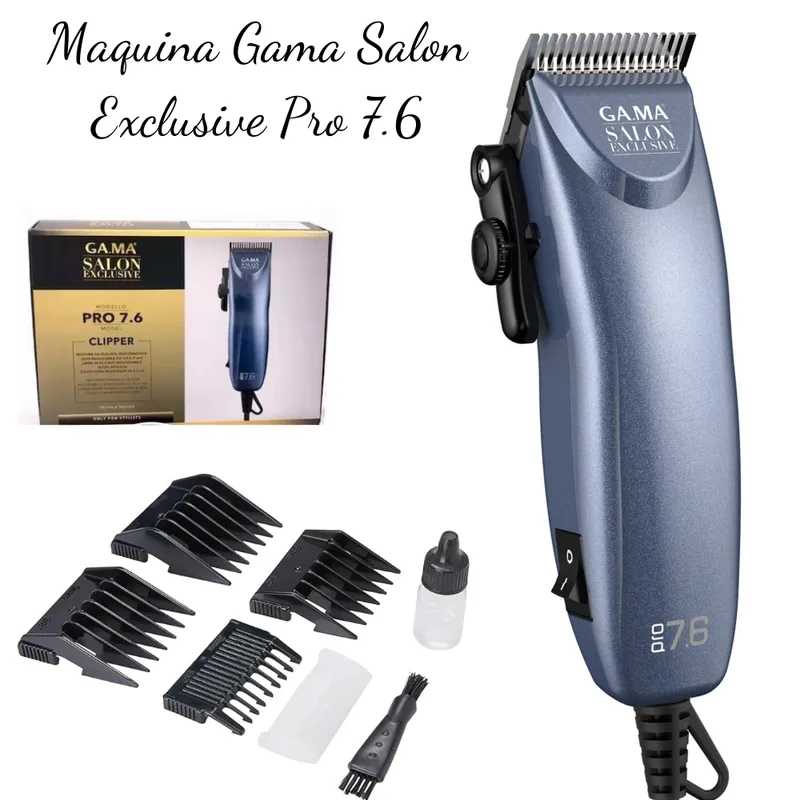GAMA - Maquina de Cortar Cabello Gama Salon Exclusive Pro 7.6