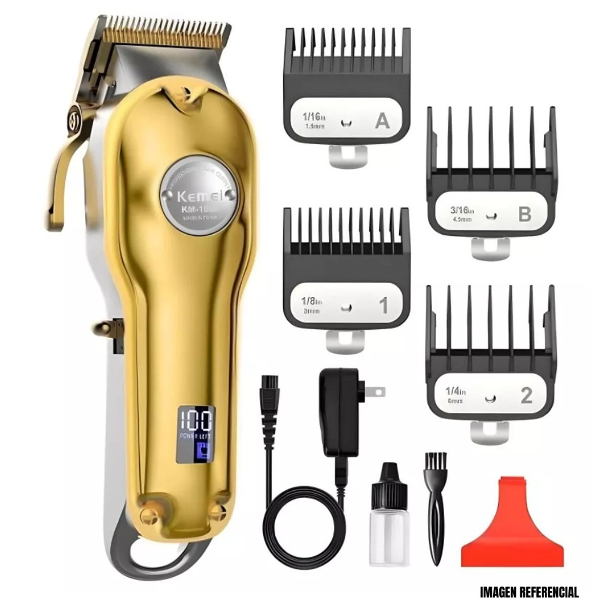 GENERICO - Maquina de Cortar Cabello KEMEI KM1986