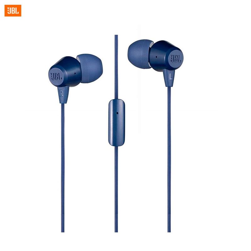 JBL - JBL Audifono C50HI In Ear Con Micrófono Azul