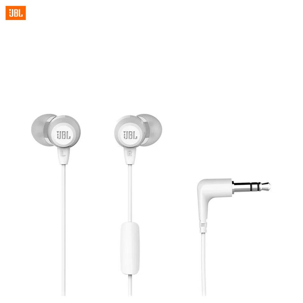 JBL - JBL Audifono C50HI In Ear Con Micrófono Blanco