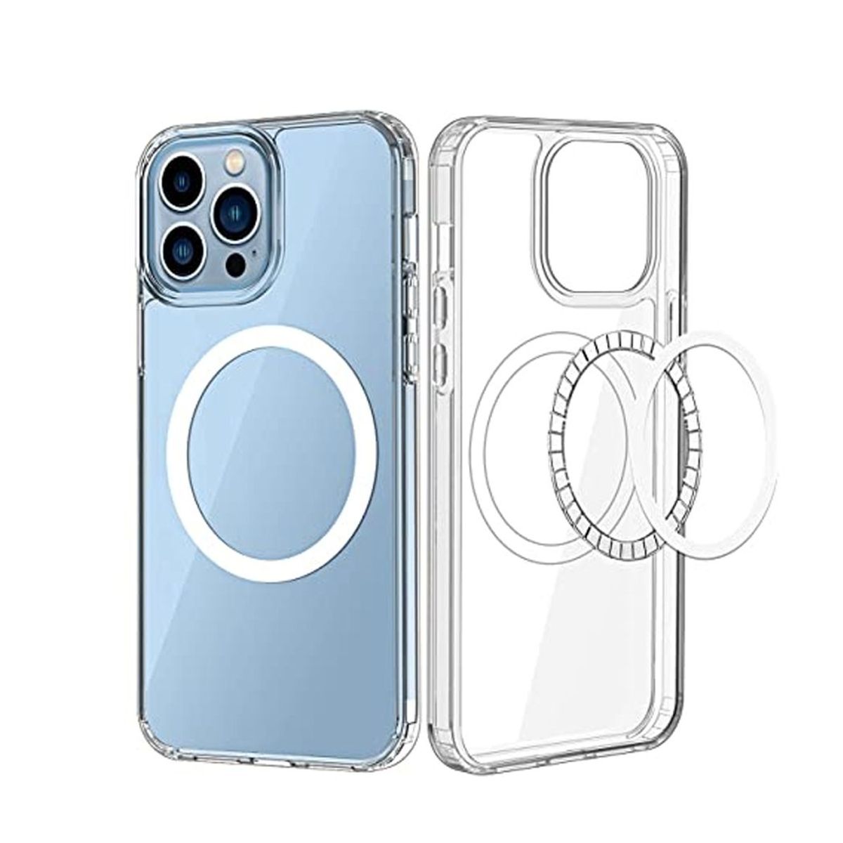 SPACE - Case Space Magnetic Wireless Charger iPhone 13 Pro Max Transparente
