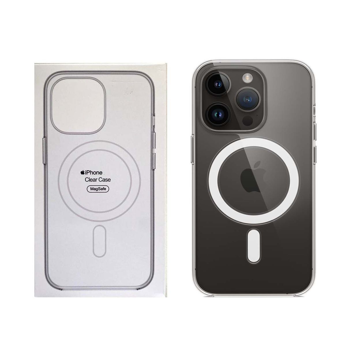 GENERICO - Funda Clear Case con MagSafe iPhone 13 Pro Max - Transparente