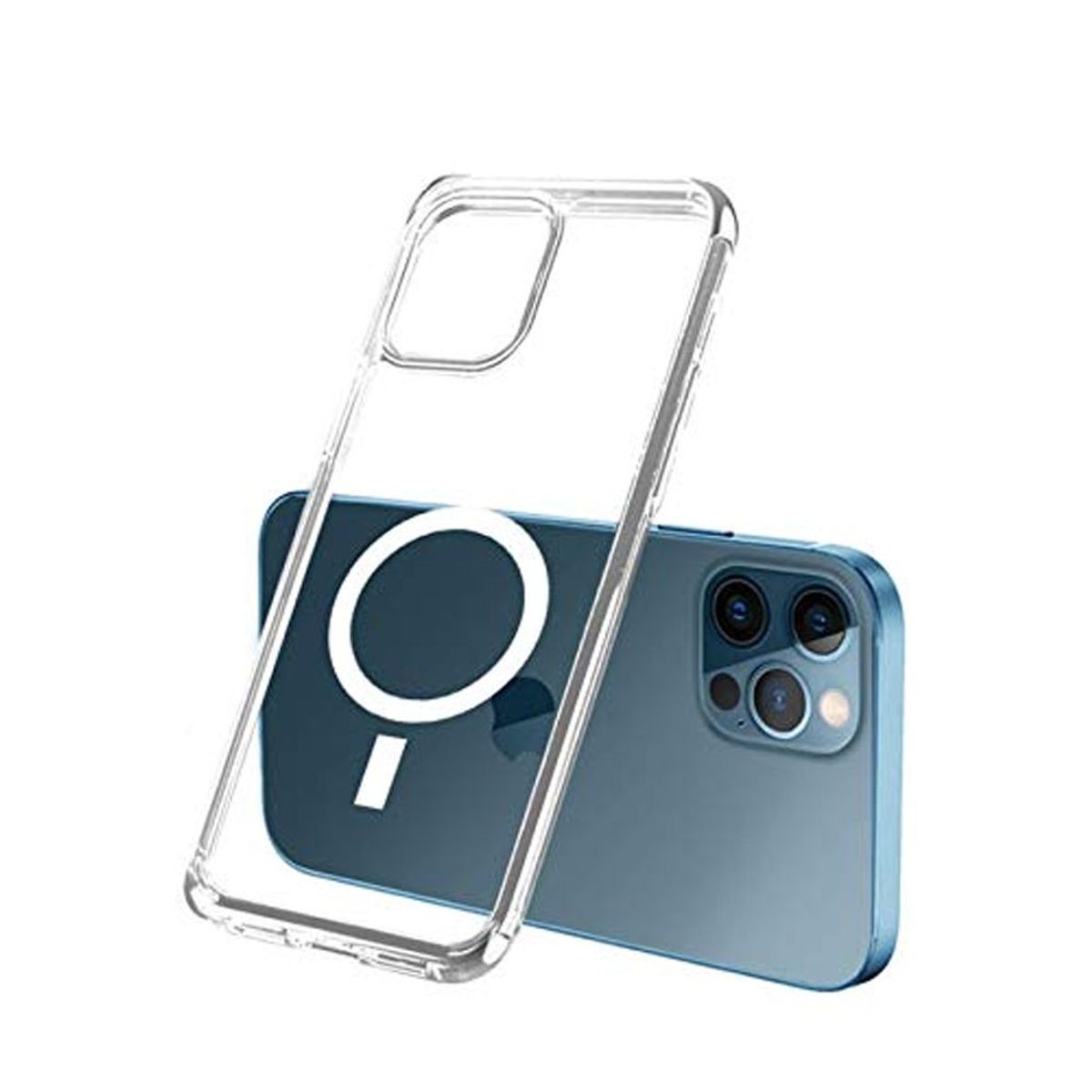 GENERICO - Funda Clear Case con MagSafe iPhone 12 Pro - Transparente