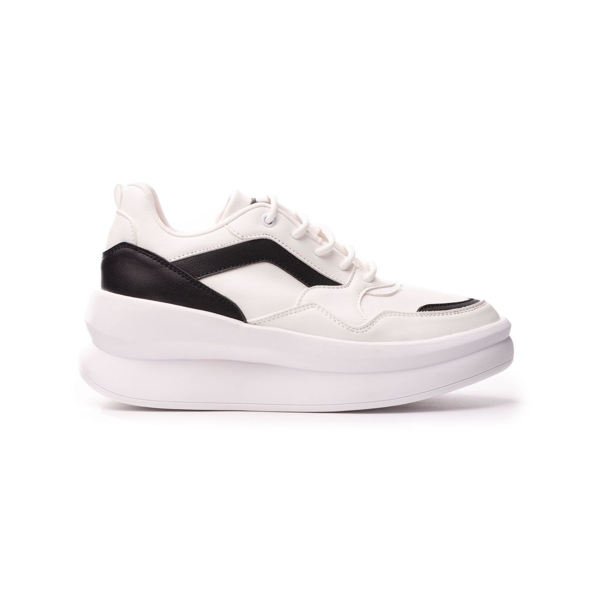 NEBULA - Zapatilla Zadar - Blanco con negro