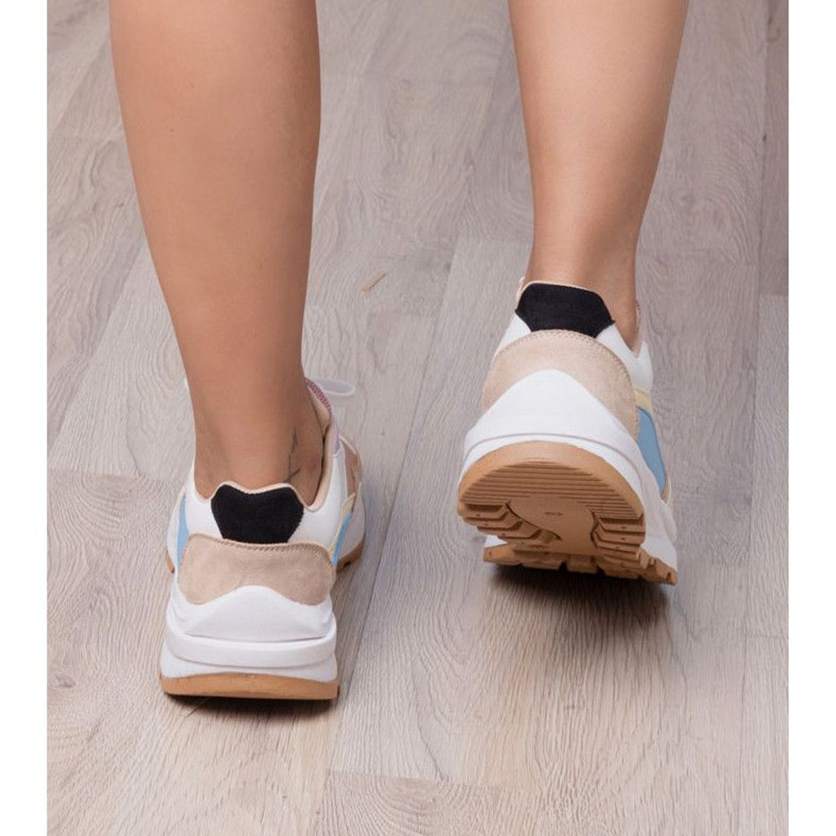 NEBULA - Zapatilla Nankin - Celeste