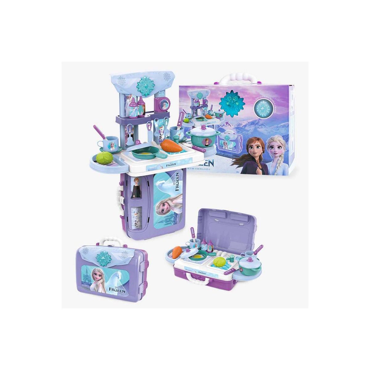 DISNEY - Set De Cocina Y Maletin 3 En 1 Frozen Il / Disney